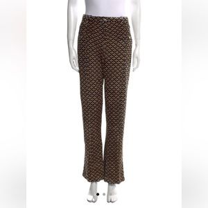 Paco Rabanne velvet printed pants